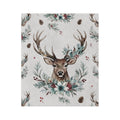 Holiday Deer Velveteen Microfiber Blanket