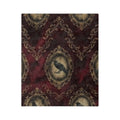 Spooky Season Crow Red Velveteen Microfiber Blanket